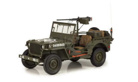 Джип Виллис Jeep Willys + Прицеп трейлер и Противотанковая пушка M3 хаки США USA 1943 Война PremiumX 1:8 Эксклюзив РАРИТЕТ Большая модель Длина 1 метр!, масштабная модель, scale8