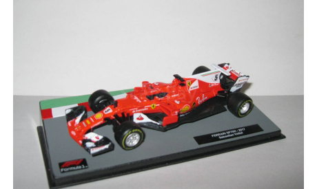 Формула 1 Formula Феррари Ferrari SF70H 2017 Sebastian Vettel IXO Altaya 1:43, масштабная модель, scale43