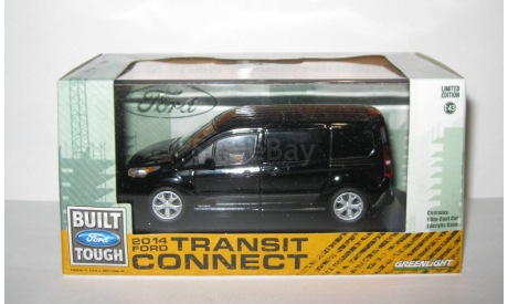 Форд Ford Transit Connect (V408) 2014 Черный IXO Greenlight 1:43 86045, масштабная модель, scale43