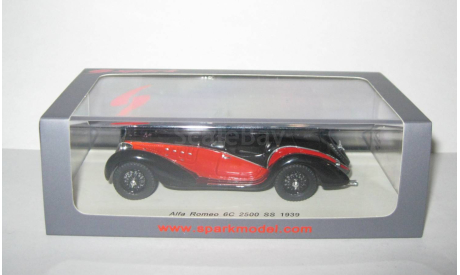 Alfa Romeo 6C 2500 SS 1939 Spark 1:43 S2715 Раритет, масштабная модель, scale43
