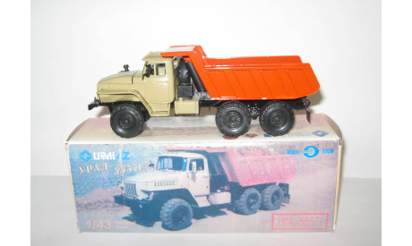 Урал 55571 6х6 Самосвал СССР Элекон 1:43, масштабная модель, scale43