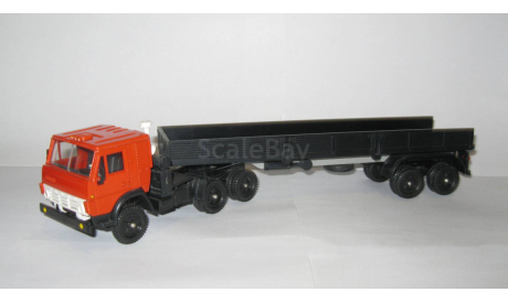 Камаз 5410 + полуприцеп Одаз 9370 Арек Элекон 1:43 Сделано в СССР Серая рама!, масштабная модель, scale43