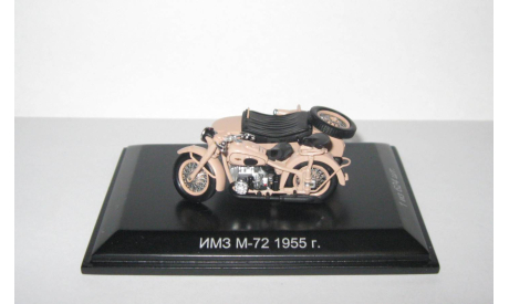 мотоцикл Урал ИМЗ М-72 с коляской (люлькой) 1955 Dip 1:43 307206, масштабная модель мотоцикла, scale43