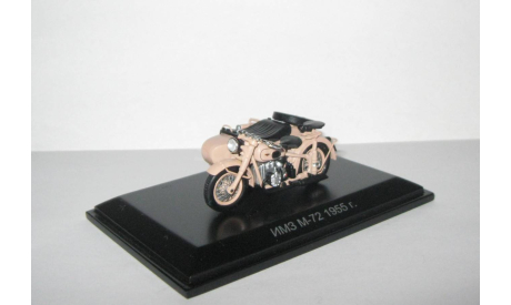 мотоцикл Урал ИМЗ М-72 с коляской (люлькой) 1955 Dip 1:43 307206, масштабная модель мотоцикла, scale43