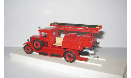 Зис 5 Пожарный ПМЗ 2 1939 СССР Ломо АВМ 1:43, масштабная модель, scale43, ЛОМО-АВМ