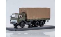 Камаз 53212 бортовой (с тентом) 1983 СССР SSM 1:43 SSM1279, масштабная модель, scale43