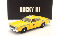 Додж Dodge Monaco Taxi ’City Cab Co.’ Такси США 1978 (фильм ’Рокки III’) Greenlight 1:18 19111