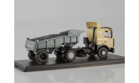Маз 5432 + полуприцеп самосвал Маз 5232В SSM 1:43 SSM7025, масштабная модель, scale43