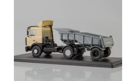 Маз 5432 + полуприцеп самосвал Маз 5232В SSM 1:43 SSM7025, масштабная модель, scale43