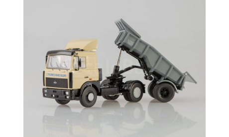 Маз 5432 + полуприцеп самосвал Маз 5232В SSM 1:43 SSM7025, масштабная модель, scale43