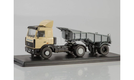 Маз 5432 + полуприцеп самосвал Маз 5232В SSM 1:43 SSM7025, масштабная модель, scale43