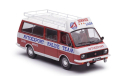 RAF Раф 2203 техничка ’Avtoexport Lada Rally Team’ с багажником 1982 СССР IXO 1:43 RAC395, масштабная модель, ВАЗ, scale43