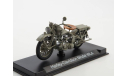 мотоцикл Харлей Harley Davidson WLA 1941 Вторая Мировая война Наши Мотоциклы IXO Atlas 1:24, масштабная модель мотоцикла, Harley-Davidson, scale24