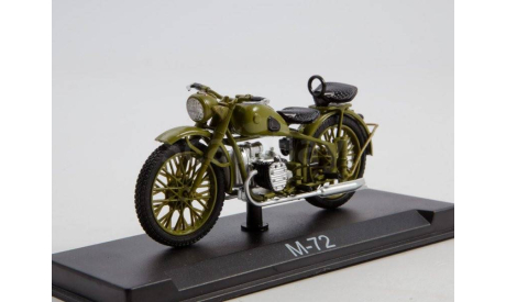 мотоцикл тяжелый М 72 (копия БМВ BMW R71) 1951 СССР Наши Мотоциклы IXO Atlas 1:24, масштабная модель мотоцикла, scale24