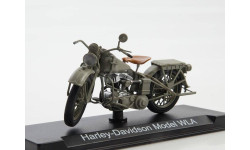 мотоцикл Харлей Harley Davidson WLA 1941 Вторая Мировая война Наши Мотоциклы IXO Atlas 1:24
