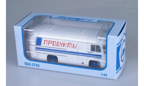 автобус Паз 3742 рефрижератор ’Продукты’ СССР Советский автобус 1:43 Раритет, масштабная модель, scale43, Ikarus