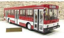 автобус Лиаз 5256 Городской красный 1989 СССР ClassicBus 1:43 Раритет, масштабная модель, scale43