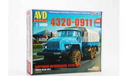 Кит Сборная модель Урал 4320 0911 6х6 бортовой AVD Models SSM 1:43 1397AVD