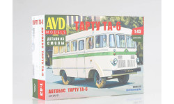 Кит Сборная модель автобус Тарту 6 (Газ) 1956 СССР AVD Models SSM 1:43 4018AVD