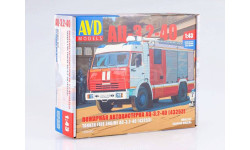 Кит Сборная модель Камаз 43253 АЦ-3,2-40 Пожарный AVD models SSM 1:43 1269AVD