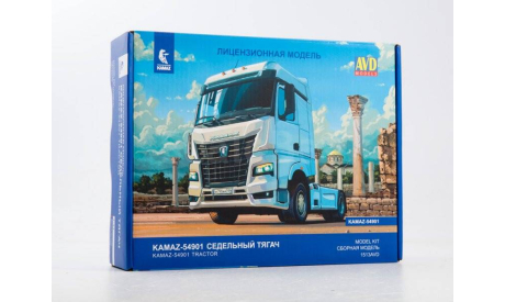 Кит Сборная модель Камаз 54901 кабина Mercedes Actros седельный тягач AVD models SSM 1:43 1513AVD, масштабная модель, scale43