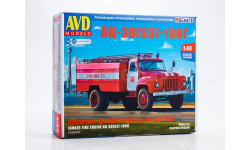 Кит Сборная модель Газ 53 АЦ-30 (53)-106Г Пожарный 01 СССР AVD Models SSM 1:43 1549AVD