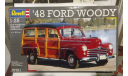 Кит Сборная модель Форд Ford Woody 1948 Revell 1:25 07321 Раритет, масштабная модель, scale24