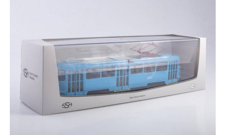 трамвай Татра Tatra T3 SU в расцветке Мосгортранс Москва SSM 1:43 SSM4071, масштабная модель, scale43