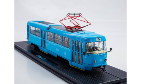 трамвай Татра Tatra T3 SU в расцветке Мосгортранс Москва SSM 1:43 SSM4071, масштабная модель, scale43