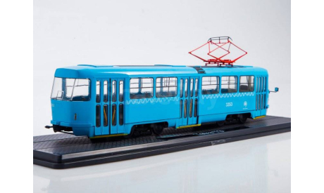 трамвай Татра Tatra T3 SU в расцветке Мосгортранс Москва SSM 1:43 SSM4071, масштабная модель, scale43