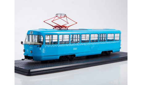 трамвай Татра Tatra T3 SU в расцветке Мосгортранс Москва SSM 1:43 SSM4071, масштабная модель, scale43