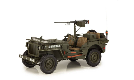 Джип Виллис Jeep Willys + Прицеп трейлер и Противотанковая пушка M3 хаки США USA 1943 Война PremiumX 1:8 Эксклюзив РАРИТЕТ Большая модель Длина 1 метр!, масштабная модель, scale8