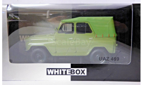 Уаз 469 4х4 Хаки 1975 СССР Whitebox 1:24 WB124263, масштабная модель, scale24
