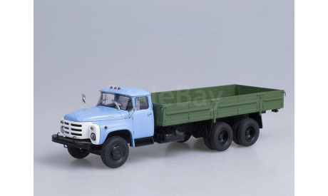 Зил 133 ГЯ Бортовой (голубой/зеленый) 1982 СССР Автоистория АИСТ 1:43, масштабная модель, scale43