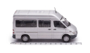 Мерседес Бенц Mercedes Benz Sprinter Classic автобус серебристый Minichamps 1:43, масштабная модель, scale43