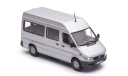 Мерседес Бенц Mercedes Benz Sprinter Classic автобус серебристый Minichamps 1:43, масштабная модель, scale43