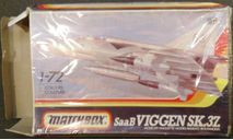 Сборная модель: многофункциональный истребитель «SaaB VIGGEN SK.37», сборные модели авиации, Matchbox, scale72