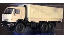 С 1-го рубля!!! 101944 - КАМАЗ-43118 - 6x6 бортовой с тентом (шт.), масштабная модель, ПАО КАМАЗ, 1:43, 1/43