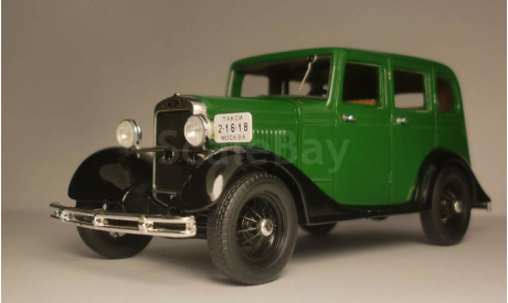 100203 - ГАЗ- А -АРЕМКУЗ 1937 (такси), масштабная модель, DiP Models, scale43