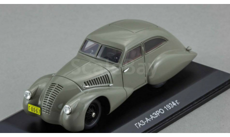 100207  -  Горький-А АЭРО (1934), серый, масштабная модель, ГАЗ, DiP Models, scale43