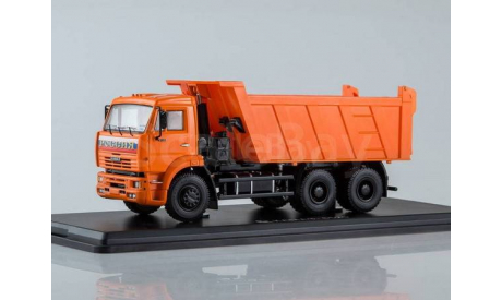 1251 - КамАЗ-6520 6x4 самосвал - оранжевый, масштабная модель, Start Scale Models (SSM), scale43