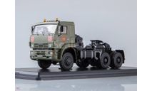 1254 - КАМАЗ-65225 6x6 седельный тягач (хаки), масштабная модель, Start Scale Models (SSM), scale43