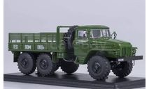 1055 - УРАЛ-375Д бортовой, хаки, масштабная модель, Start Scale Models (SSM), scale43