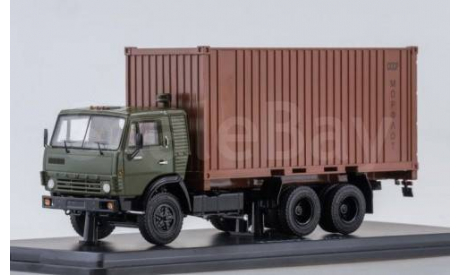 1281 - Камаз 53212 с 20-футовым контейнером, масштабная модель, Start Scale Models (SSM), scale43