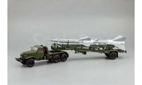 115703+C60112 - ЗиЛ-157КВ + ТЗМ-ПР11А (Ракета 20ДСУ), масштабная модель, DiP Models, scale43