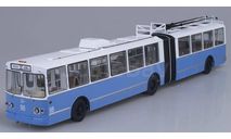 4006 - ЗиУ-10 (ЗиУ-683) троллейбус, бело-голубой, (рабочие штанги), масштабная модель, Start Scale Models (SSM), scale43