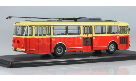 4044 - Троллейбус Skoda-9TR (красно-бежевый), масштабная модель, Škoda, Start Scale Models (SSM), scale43