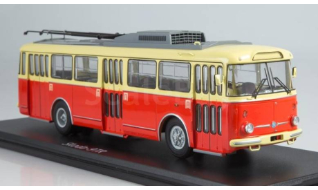 4044 - Троллейбус Skoda-9TR (красно-бежевый), масштабная модель, Škoda, Start Scale Models (SSM), scale43