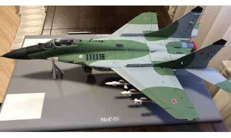 МИГ-29, масштаб 1:24, Деагостини, сборные модели авиации, scale24