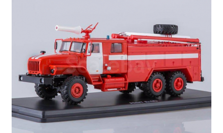 1228 - АЦ-7,5-40 (4320) с белыми полосами, масштабная модель, Start Scale Models (SSM), scale43